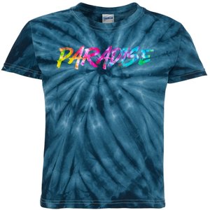 Paradise Tie Dye Colors Kids Tie-Dye T-Shirt