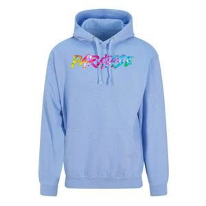 Paradise Tie Dye Colors Unisex Surf Hoodie