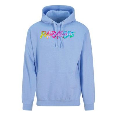 Paradise Tie Dye Colors Unisex Surf Hoodie