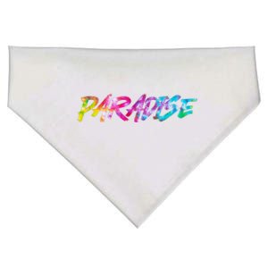 Paradise Tie Dye Colors USA-Made Doggie Bandana