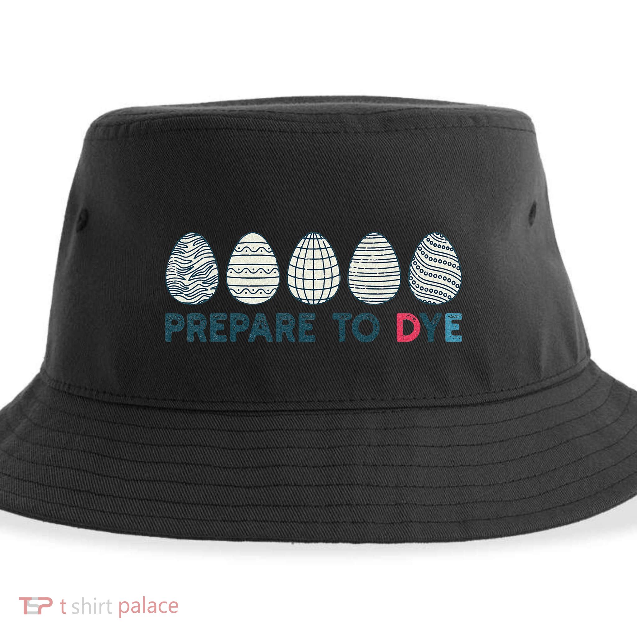 Prepare To Dye Vintage Easter Egg Funny Meme Retro Humor Sustainable Bucket Hat