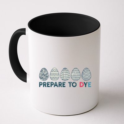 Prepare To Dye Vintage Easter Egg Funny Meme Retro Humor Mug