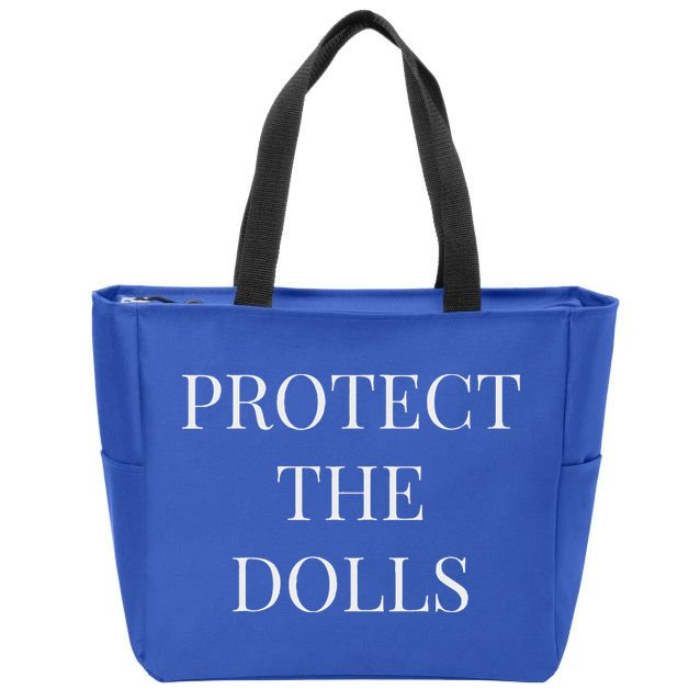 Protect The Dolls Zip Tote Bag