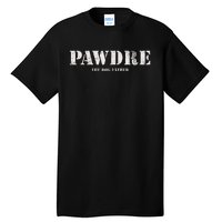 Pawdre The Dog Father Dog Dad Fathers Day Tall T-Shirt