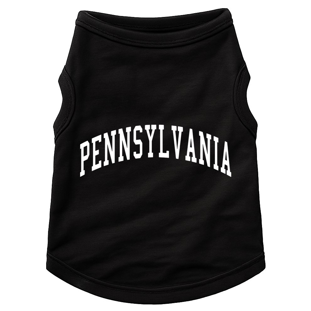 Pennsylvania Throwback Design Print Classic Doggie Tank