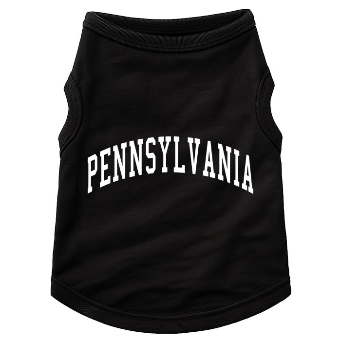Pennsylvania Throwback Design Print Classic Doggie Tank