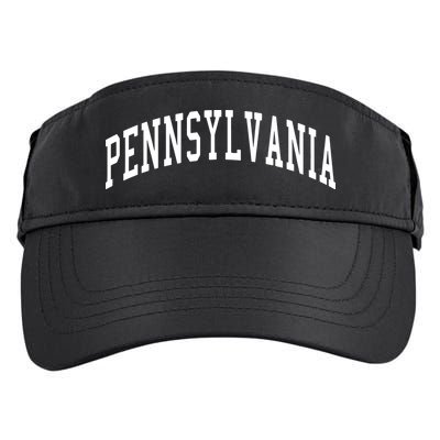 Pennsylvania Throwback Design Print Classic Adult Drive Performance Visor