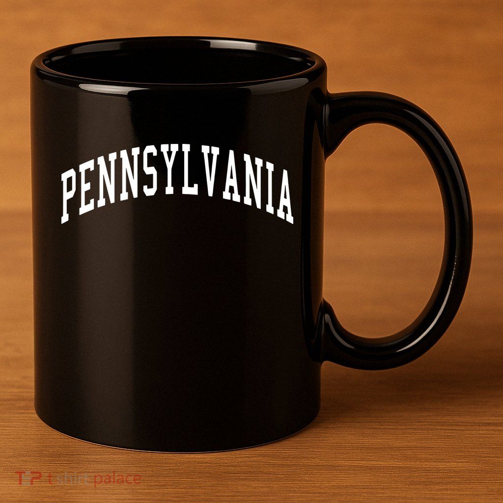 Pennsylvania Throwback Design Print Classic 11oz C Handle Ceramic Mug