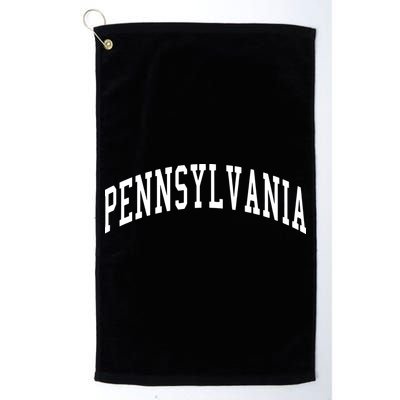 Pennsylvania Throwback Design Print Classic Golf Towel