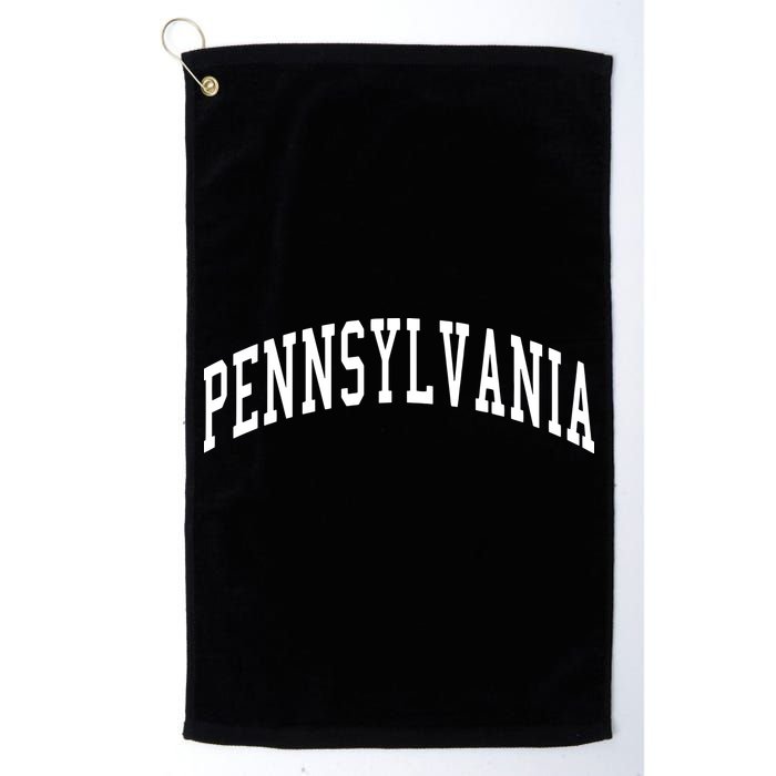 Pennsylvania Throwback Design Print Classic Golf Towel