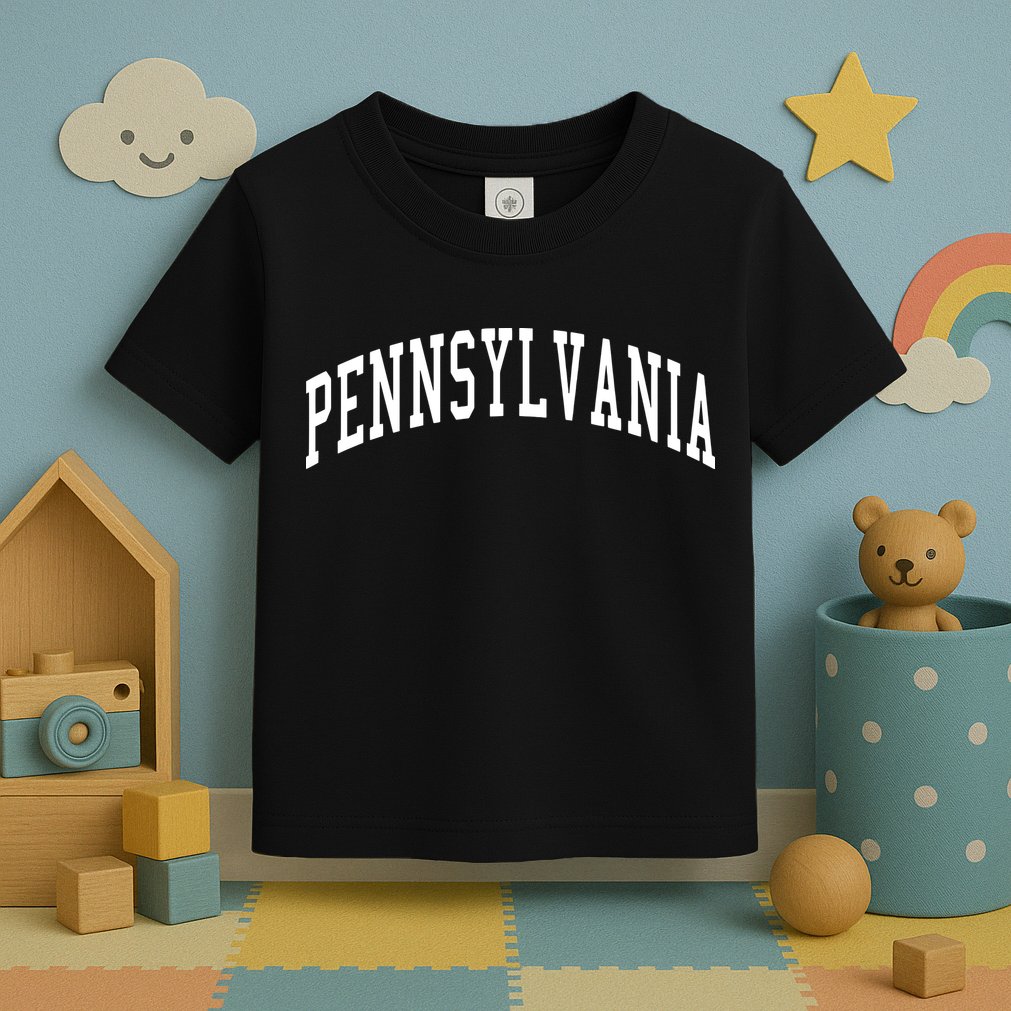 Pennsylvania Throwback Design Print Classic Toddler T-Shirt