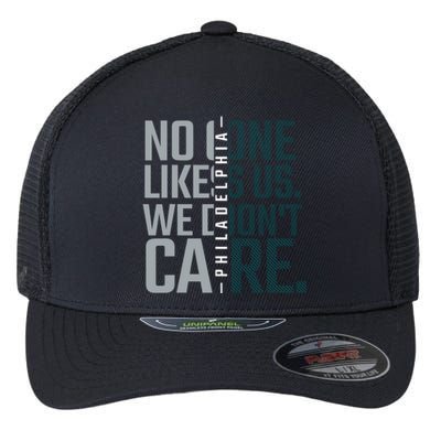 Philadelphia They Dont Likes Us We Dont Care Phly Fan Flexfit Unipanel Trucker Cap