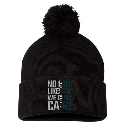 Philadelphia They Dont Likes Us We Dont Care Phly Fan Pom Pom 12in Knit Beanie