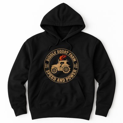 Perfect Tractor Design Diddly Squat Farm Speed And Power Hoodie