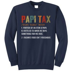 Papi Tax Dad Definition Gift For Dad Sweatshirt