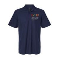 Papi Tax Dad Definition Gift For Dad Softstyle Adult Sport Polo