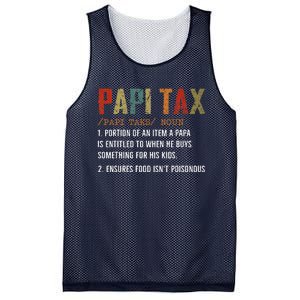 Papi Tax Dad Definition Gift For Dad Mesh Reversible Basketball Jersey Tank