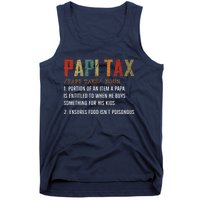 Papi Tax Dad Definition Gift For Dad Tank Top