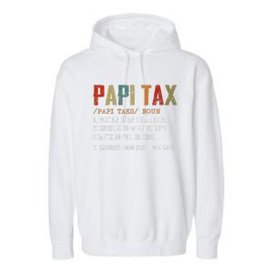 Papi Tax Dad Definition Gift For Dad Garment-Dyed Fleece Hoodie