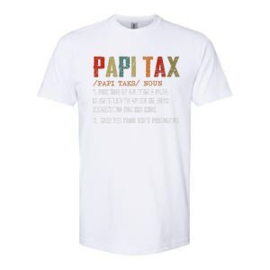 Papi Tax Dad Definition Gift For Dad Softstyle CVC T-Shirt