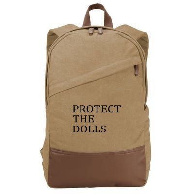 Protect The Dolls Cotton Canvas Backpack