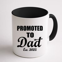 Promoted To Dad Est 2025 New Dad Mug