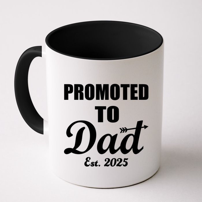 Promoted To Dad Est 2025 New Dad Mug