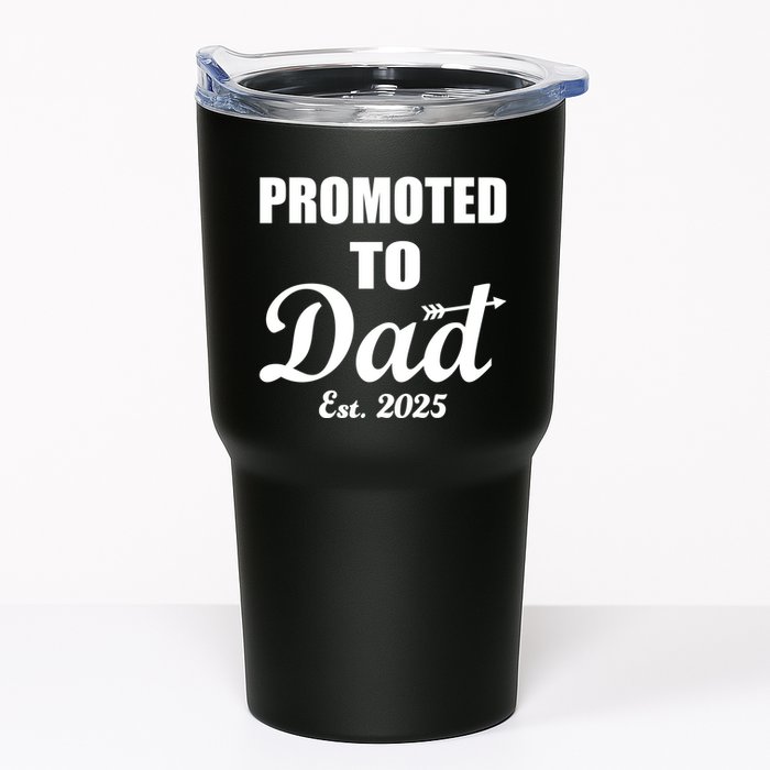 Promoted To Dad Est 2025 New Dad Tumbler