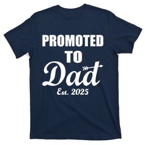 Promoted To Dad Est 2025 New Dad T-Shirt