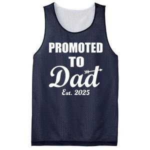 Promoted To Dad Est 2025 New Dad Mesh Reversible Basketball Jersey Tank