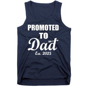 Promoted To Dad Est 2025 New Dad Tank Top