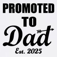 Promoted To Dad Est 2025 New Dad Garment-Dyed Sweatshirt