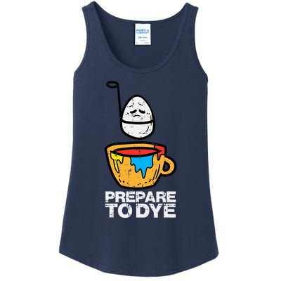 Prepare To Dye Easter Egg Hunt Ladies Essential Tank