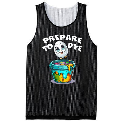 Prepare To Dye Funny Egg Hunting Mesh Reversible Basketball Jersey Tank