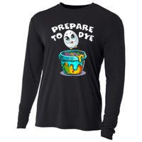 Prepare To Dye Funny Egg Hunting Cooling Performance Long Sleeve Crew