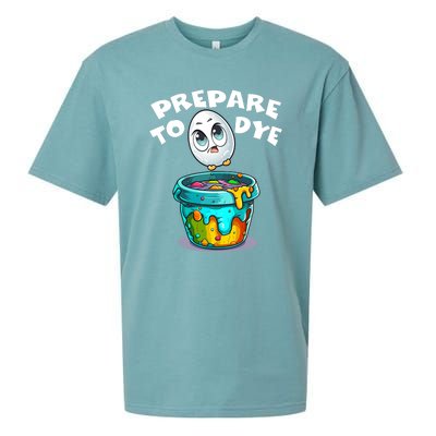 Prepare To Dye Funny Egg Hunting Sueded Cloud Jersey T-Shirt