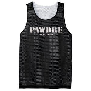 Pawdre The Dog Father Dog Dad Fathers Day Mesh Reversible Basketball Jersey Tank