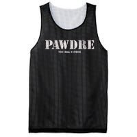 Pawdre The Dog Father Dog Dad Fathers Day Mesh Reversible Basketball Jersey Tank