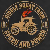 Perfect Tractor Design Diddly Squat Farm Speed And Power Trucker Hat