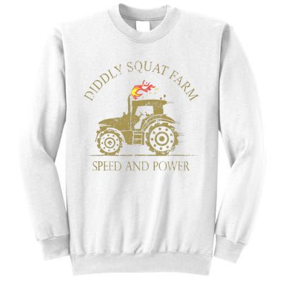 Perfect Tractor Design Diddly Squat Farm Speed And Power Sweatshirt