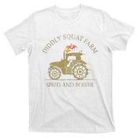 Perfect Tractor Design Diddly Squat Farm Speed And Power T-Shirt