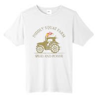 Perfect Tractor Design Diddly Squat Farm Speed And Power Tall Fusion ChromaSoft Performance T-Shirt