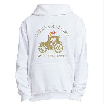 Perfect Tractor Design Diddly Squat Farm Speed And Power Urban Pullover Hoodie