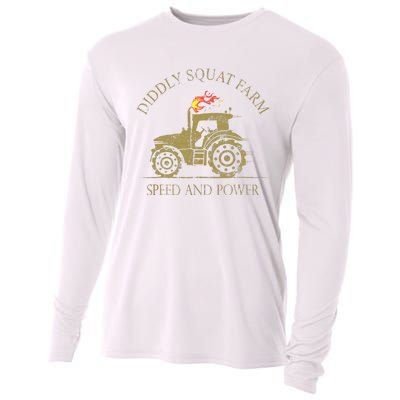 Perfect Tractor Design Diddly Squat Farm Speed And Power Cooling Performance Long Sleeve Crew