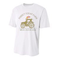 Perfect Tractor Design Diddly Squat Farm Speed And Power Performance Sprint T-Shirt