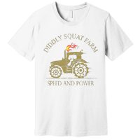 Perfect Tractor Design Diddly Squat Farm Speed And Power Premium T-Shirt