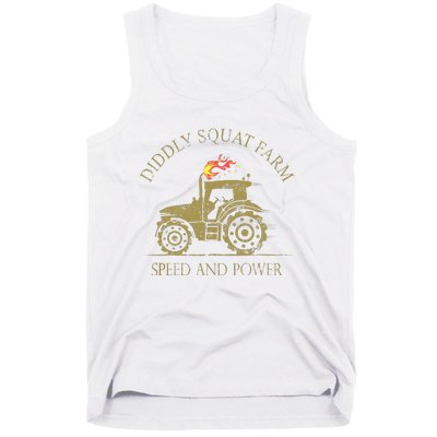 Perfect Tractor Design Diddly Squat Farm Speed And Power Tank Top