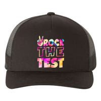 Peace Tie Dye Rock The Test Happy Testing Day Teacher Lover Yupoong Adult 5-Panel Trucker Hat