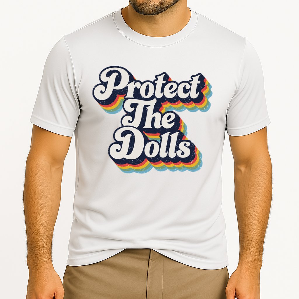 Protect The Dolls Women Solidarity Retro Distressed Cooling Performance Crew T-Shirt