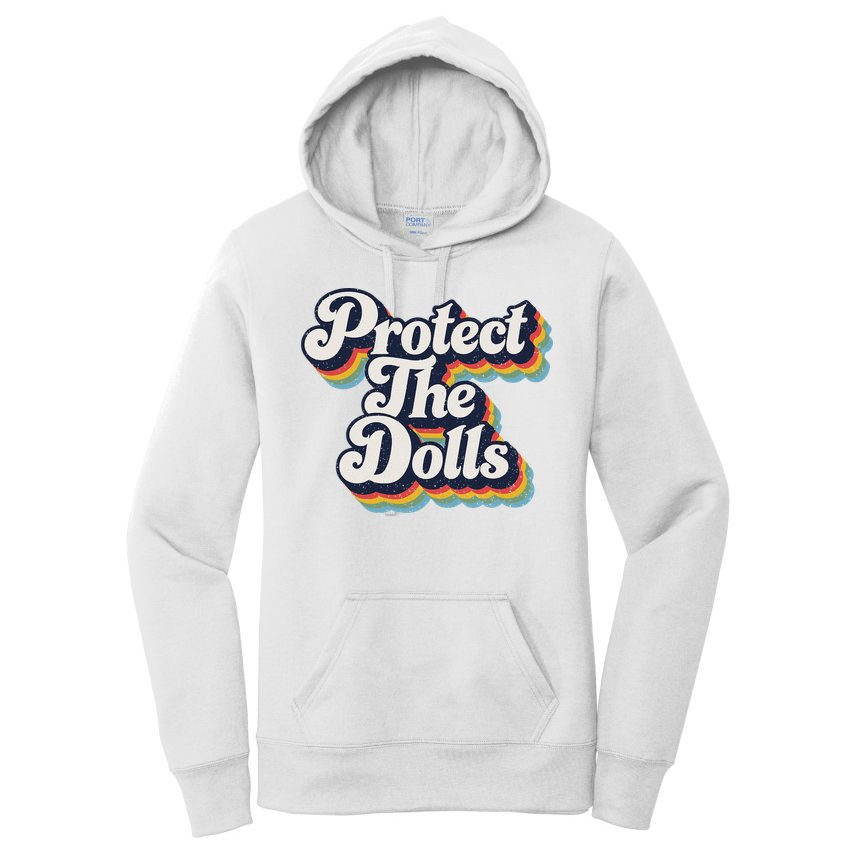 Protect The Dolls Women Solidarity Retro Distressed Women's Pullover Hoodie